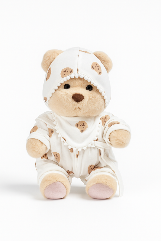 Teddy Print Pajamas
